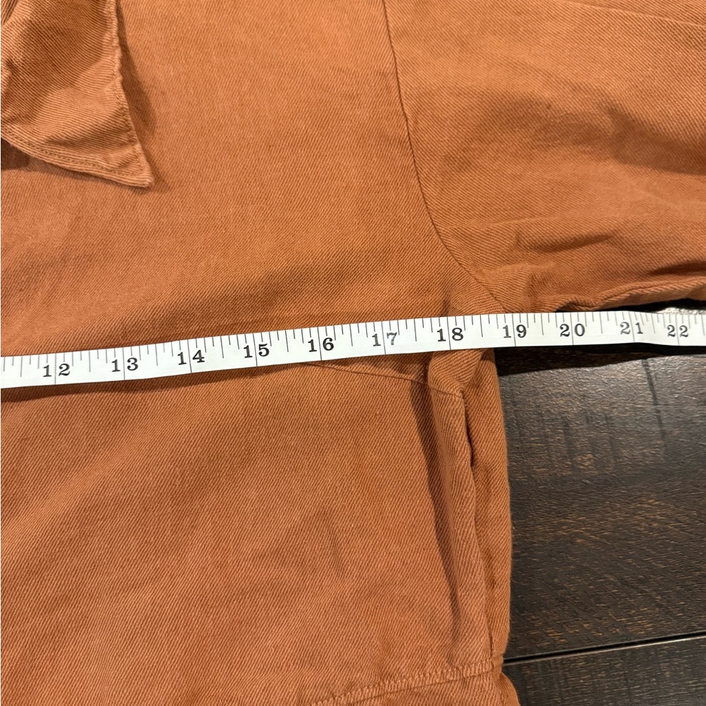 ABLE Charlyn Linen Blend Button Up Utility Jumpsuit M - Picture 7 of 15